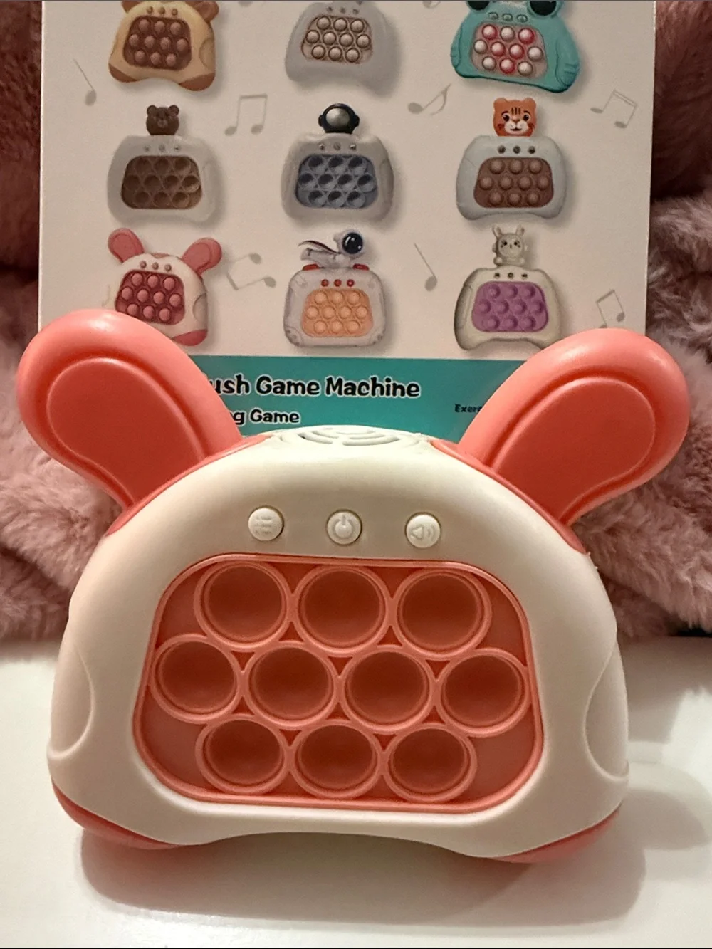 Quick Push Game Machine Kids Toy - Rabbit Horn